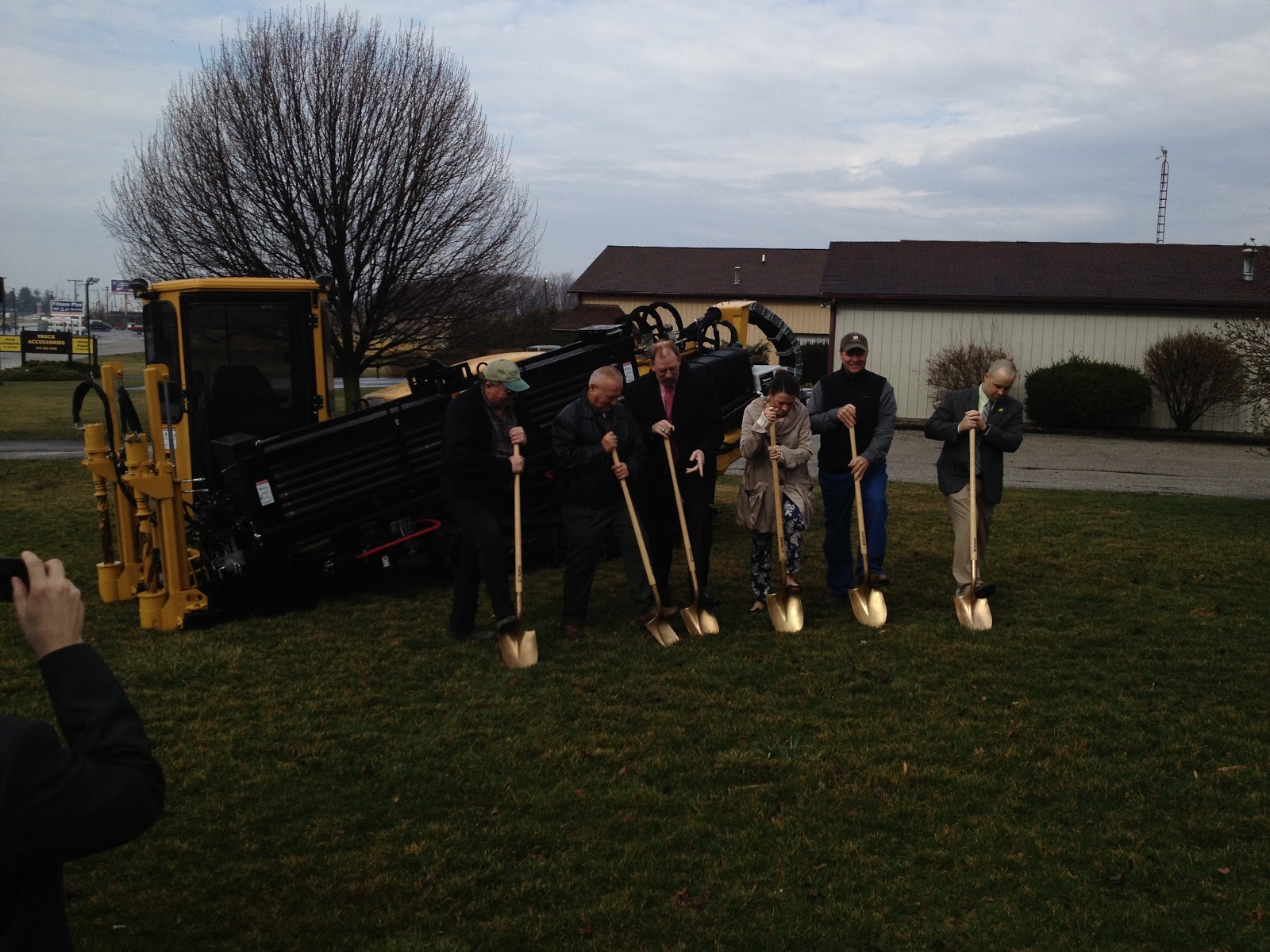 Groundbreaking ceremony for the La Porte County Regional Sewer & Water District project